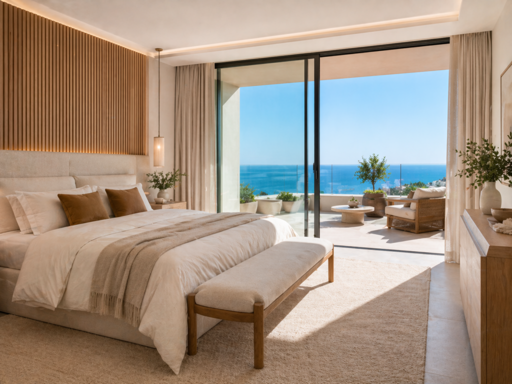 Apartamento moderno con terraza
