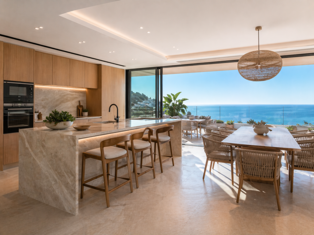 Apartamento moderno con terraza