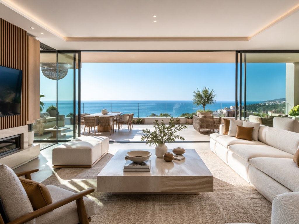Apartamento moderno con terraza