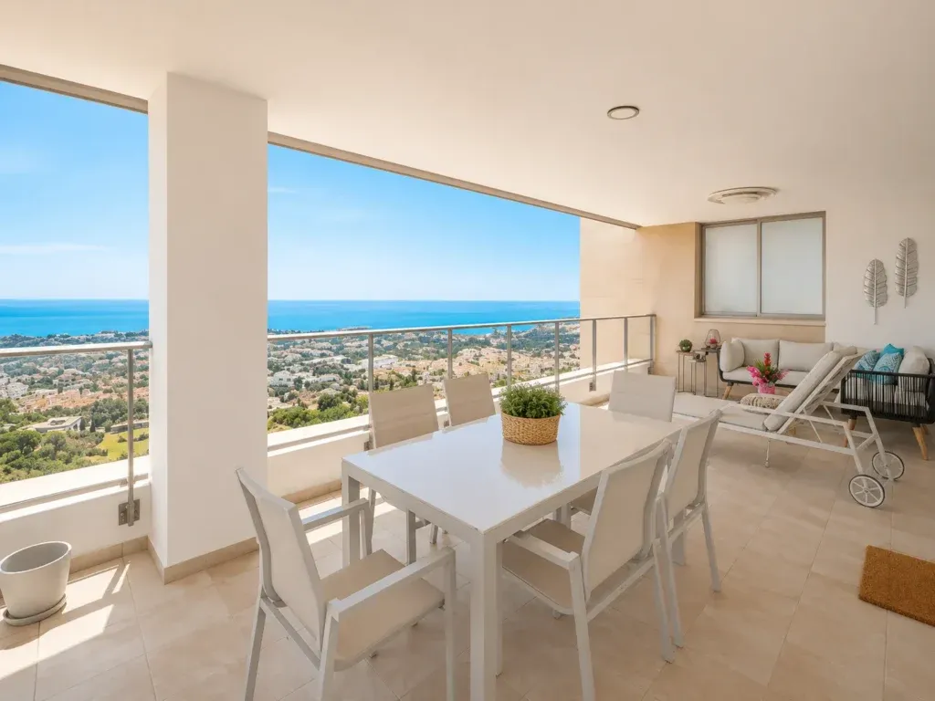 Magnífica vivienda con vistas panorámicas al mar en Serenity Benalmádena