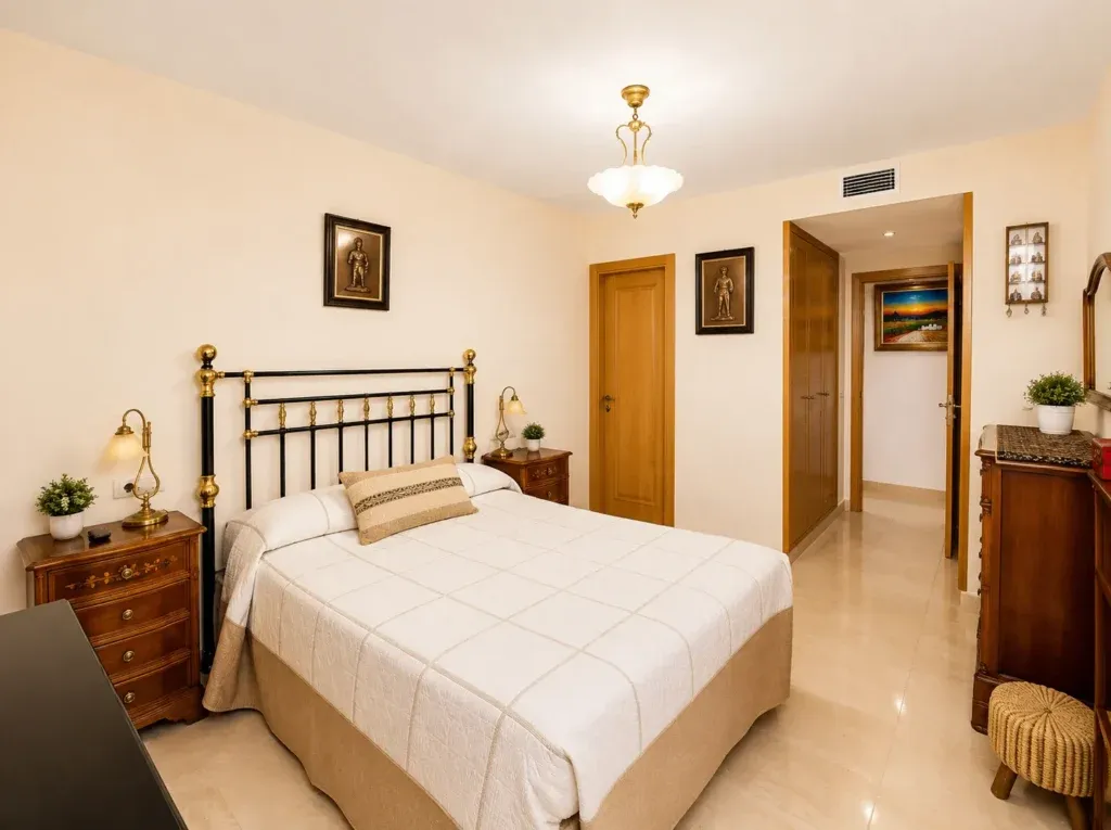 Piso en primera línea de playa con vistas frontales al mar – 3 dormitorios, parking y trastero