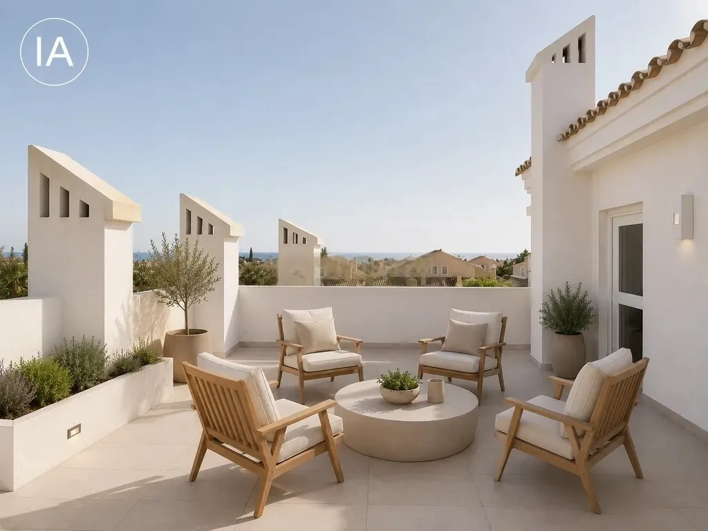 EXCLUSIVA OPORTUNIDAD EN NAGÜELES | Dúplex con gran solárium, vistas al mar, garaje y trastero junto a la Milla de Oro de Marbella