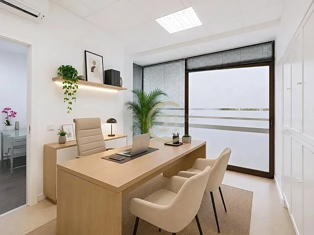 Oficina Premium en el Distrito Financiero de Málaga | Doble acceso y distribución flexible