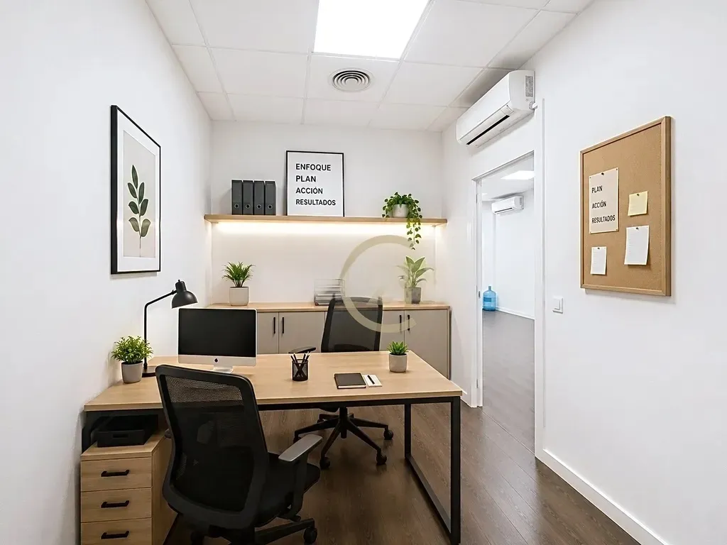 Oficina Premium en el Distrito Financiero de Málaga | Doble acceso y distribución flexible