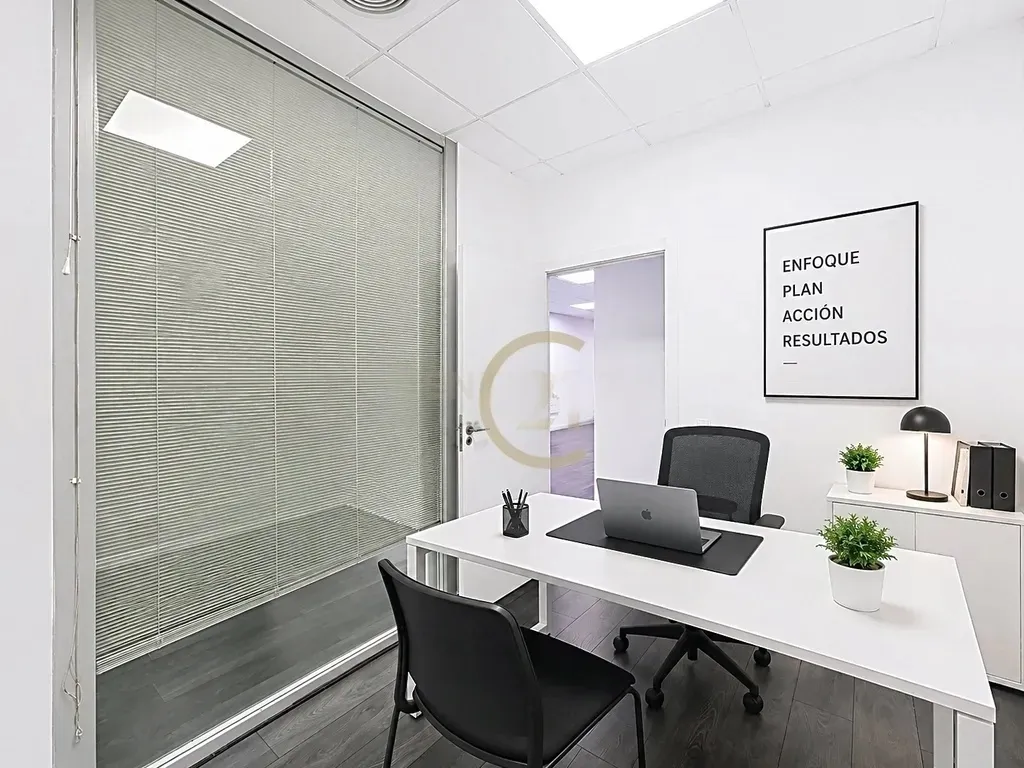 Oficina Premium en el Distrito Financiero de Málaga | Doble acceso y distribución flexible