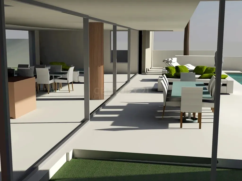 Parcela urbana de 1.050 m² en primera línea de golf y lago en Guadalmina – con planos y licencia para una villa de 575,95 m²